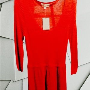 Pink Rose summer knit dress